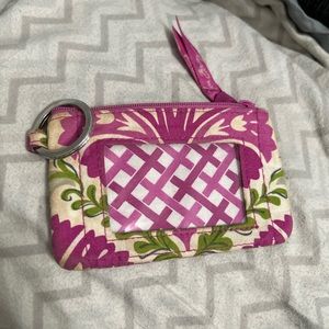 Vera Bradley coin purse with ID pocket